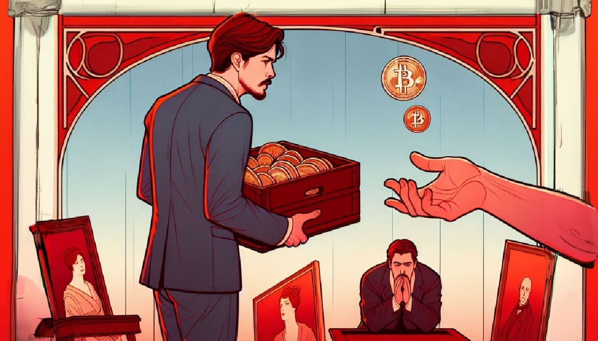 man-geeft-alles-weg-voor-bitcoin Analyse: is het slim om je complete vermogen in crypto te investeren?