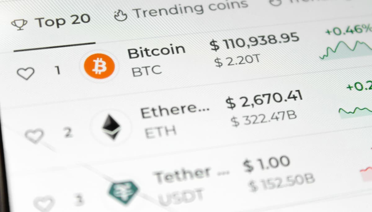 Een afbeelding waarbij Bitcoin te zien is als de belangrijkste cryptocurrency met een hoge prijs en marktkapitalisatie, wat de dominantie ervan in crypto toont 23 mei 2025 Een afbeelding waarbij Bitcoin te zien is als de belangrijkste cryptocurrency met een hoge prijs en marktkapitalisatie, wat de dominantie ervan in crypto toont 23 mei 2025